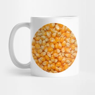 Popcorn Kernels Photograph Circle Design Mug